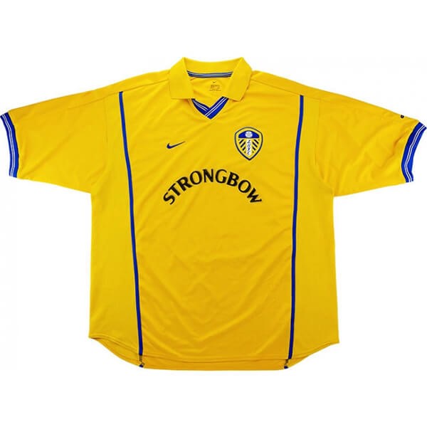 Authentic Camiseta Leeds United 1ª Retro 2000 2002 Amarillo